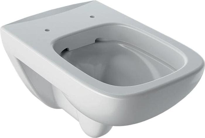 Geberit Keramag / rimless WC Renova Plan Rimfree white wall-hung Keratec 202170600