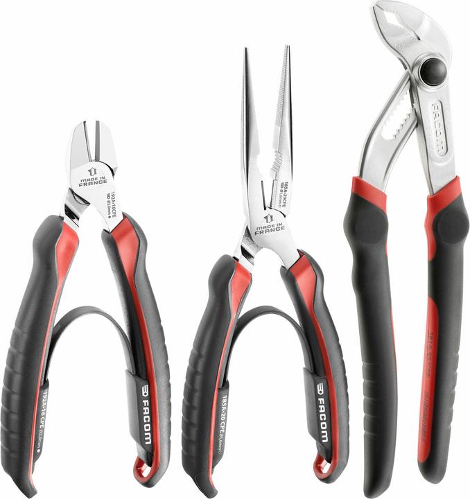 Facom Tangen set, tangen set, 3-delig (255 mm)