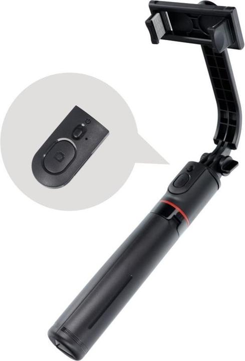 Produktbild OEM Stylus Selfie Stick mit drahtloser Fernbedienung Stativ SSTR-13 schwarz
