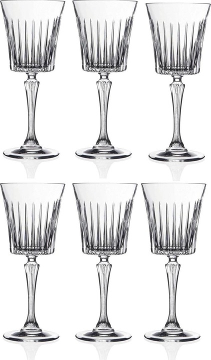 Rcr CUPS SET TIMELESS 6 PCS, 300 ML (30 cl, 6 Glasses, Wine glasses set)