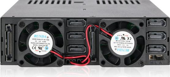 Produktbild Icy Dock ExpressCage MB326SP-B - Gehäuse für Speicherlaufwerke mit Lüfter - 2.5" (6.4 cm)