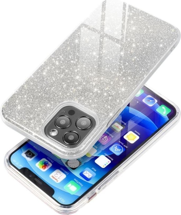 Produktbild Forcell Back panel cover OEM SHINING Case for XIAOMI Redmi 12C silver (Xiaomi Redmi 12C)