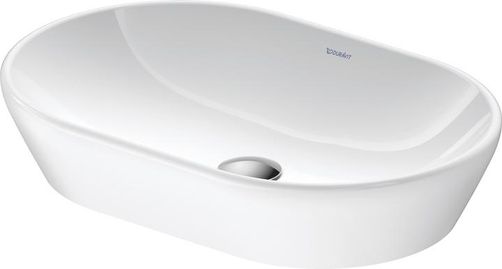 Image du produit Duravit Vasque à poser D-NEO 600x400mm sans robinetterie blanc (400 mm, 600 mm)