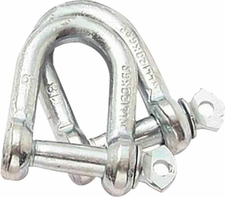 Actual product image Pösamo SB-shackle straight 8mm galvanised Content: 2 pieces