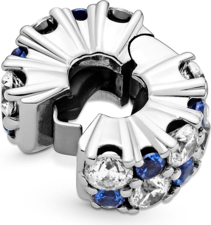 Image du produit Pandora Klares & Blaues Funkeln Clip (Argent 925)