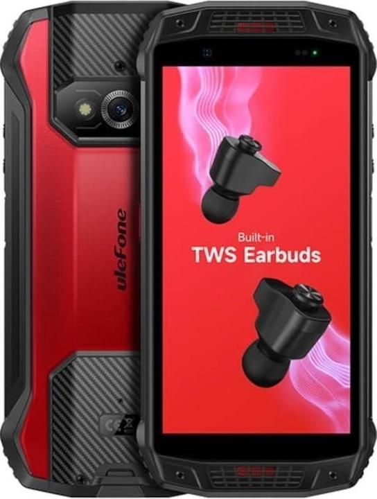Ulefone Armor 15 (128 GB, Rot, Raudona, 5.45", Dual SIM, 4G)