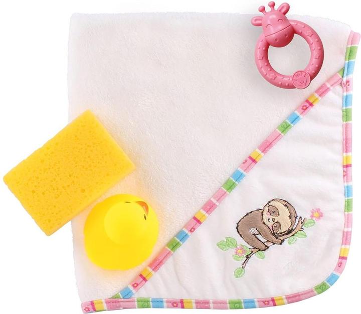 Actual product image Heless Hooded bath towel Sloth