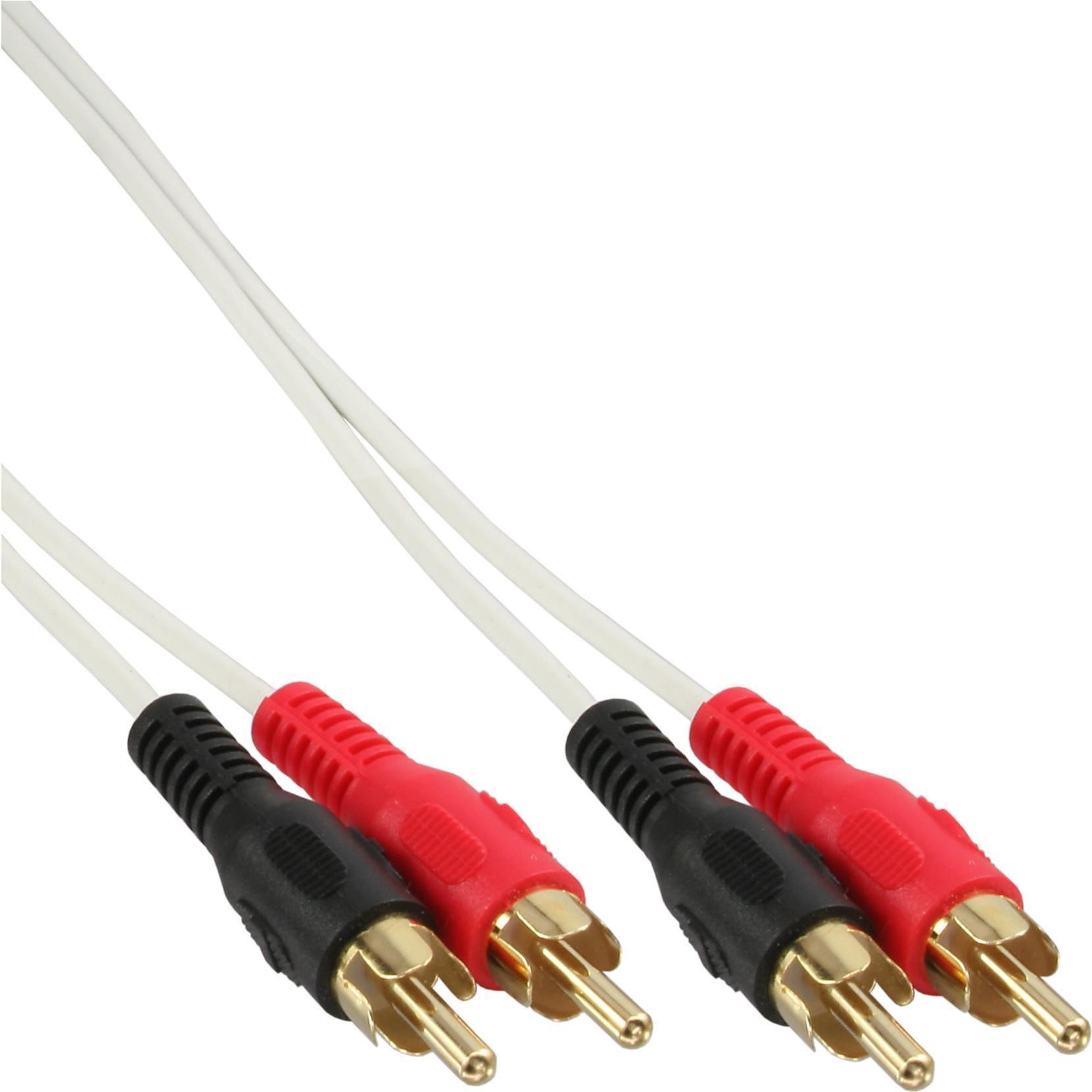 InLine Cinch – Cinch (2 m, Cinch), Audio Kabel
