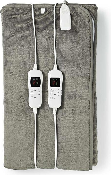 Immagine prodotto Nedis Piumino elettrico | Sottocoperta | 2 persone | 160 x 140 cm | 9 impostazioni di calore | lavabile (160 x 140 cm)