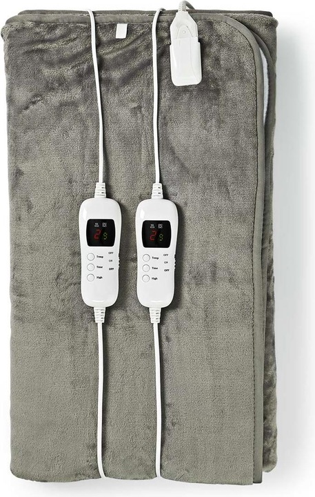Produktbild Nedis Elektrische Bettdecke | Unterdecke | 2 Personen | 160 x 140 cm | 9 Wärmeeinstellungen | waschb (160 x 140 cm)