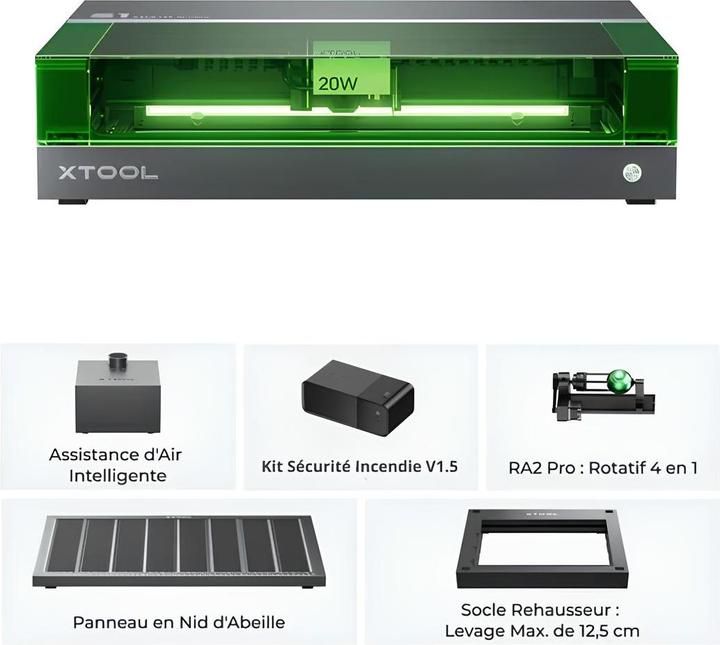 Elegoo xTool S1 Deluxe Pack - 20W