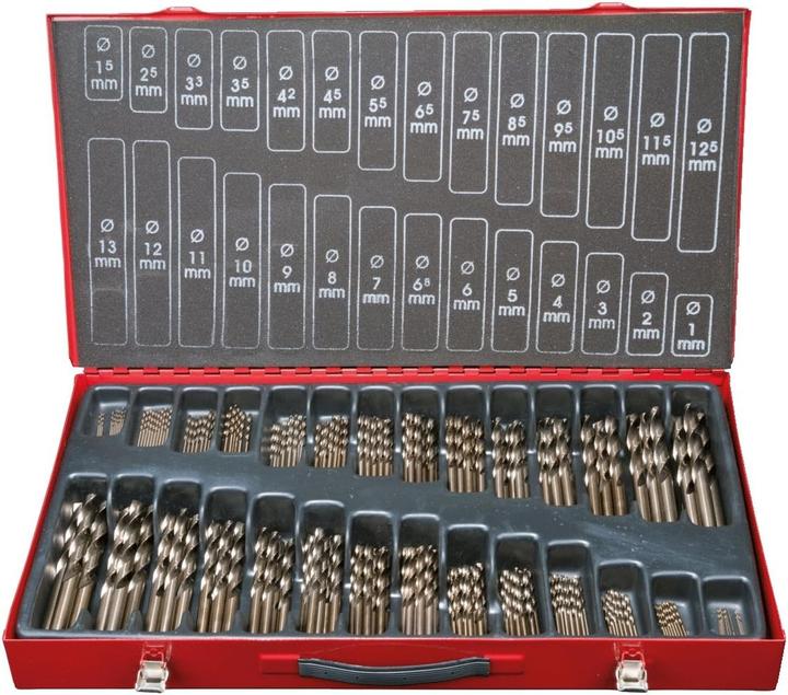 Actual product image KS Tools HSS-G CO 5 Twist Drill Set (1-13mm)