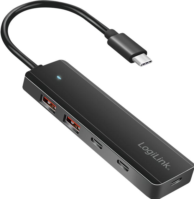 Actual product image LogiLink UA0412 (USB-C, 4 ports)