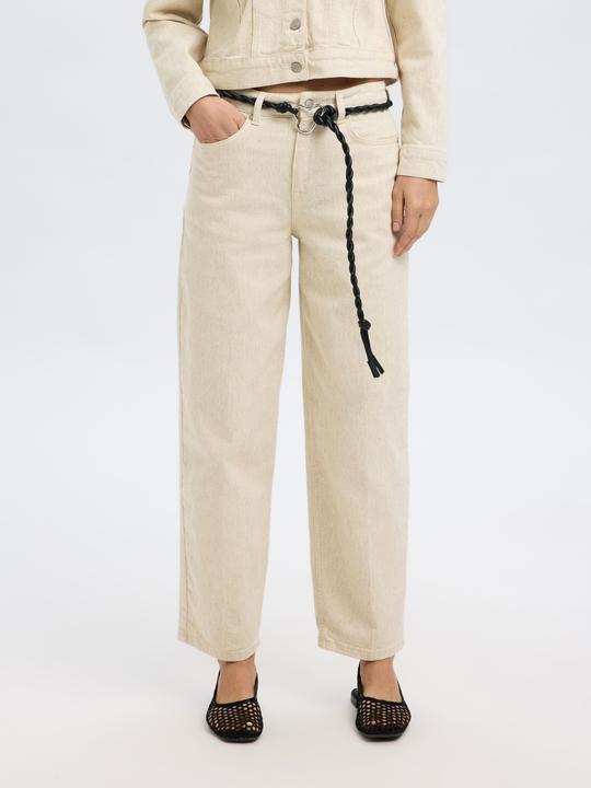 Produktbild Selected Femme Mid Waist Barrel Fit Jeans (W27/L32)
