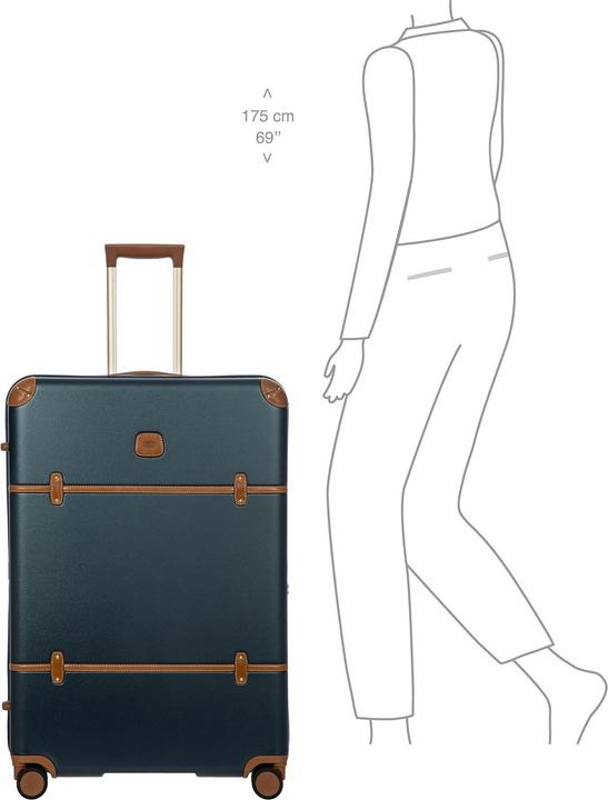 Image du produit Brics Bellagio 4 roues trolley 82 cm avec soufflet extensible (118 l)