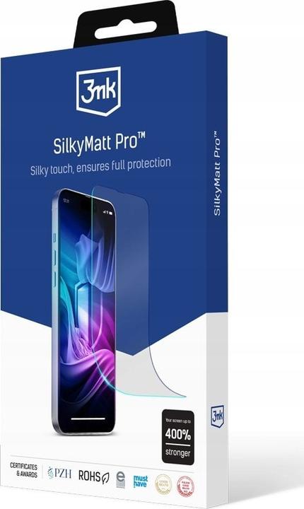 Productafbeelding 3MK Silky Matt Pro iPhone 16 Matowa folia ochronna (1 Pcs., Apple iPhone 16)