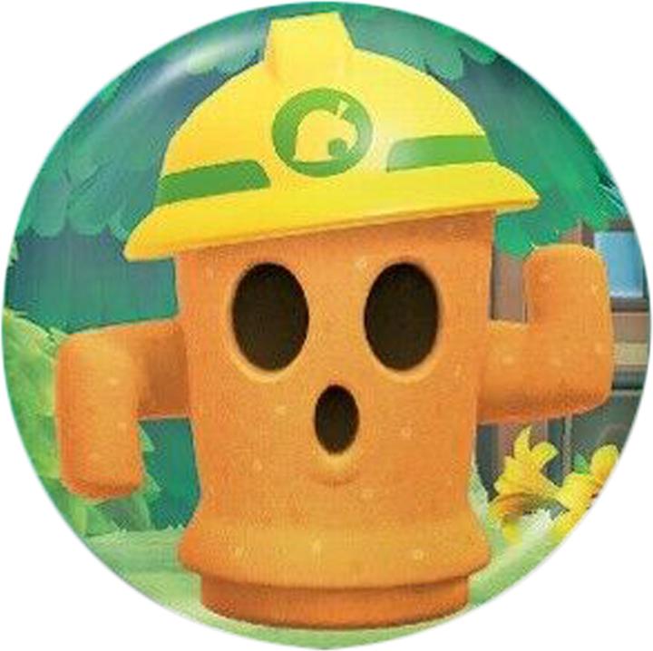 Actual product image Animal Crossing Pin set 5-pack metal