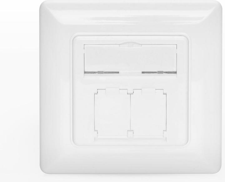 Produktbild Digitus Frontplatte und Einbaurahmen für Multimedia / Keystone Module