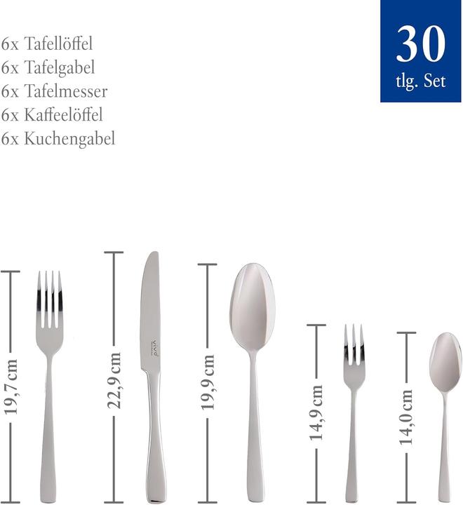 Produktbild Vivo by Villeroy & Boch Voice Basic (30 Stk., Besteck Set)
