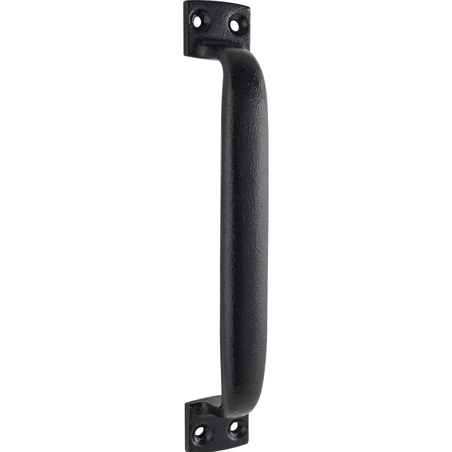 Kws, Türgriff + Fenstergriff, Schiebetorgriff 5307, 230 mm, Grauguss schwarz lackiert (Türgarnitur)