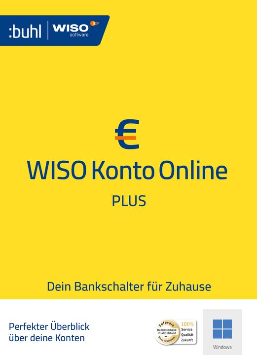 Buhl Data Service WISO Konto Online Plus 365 2026 Download Code (1 User, 1 Geräte/User, 12 Monate)