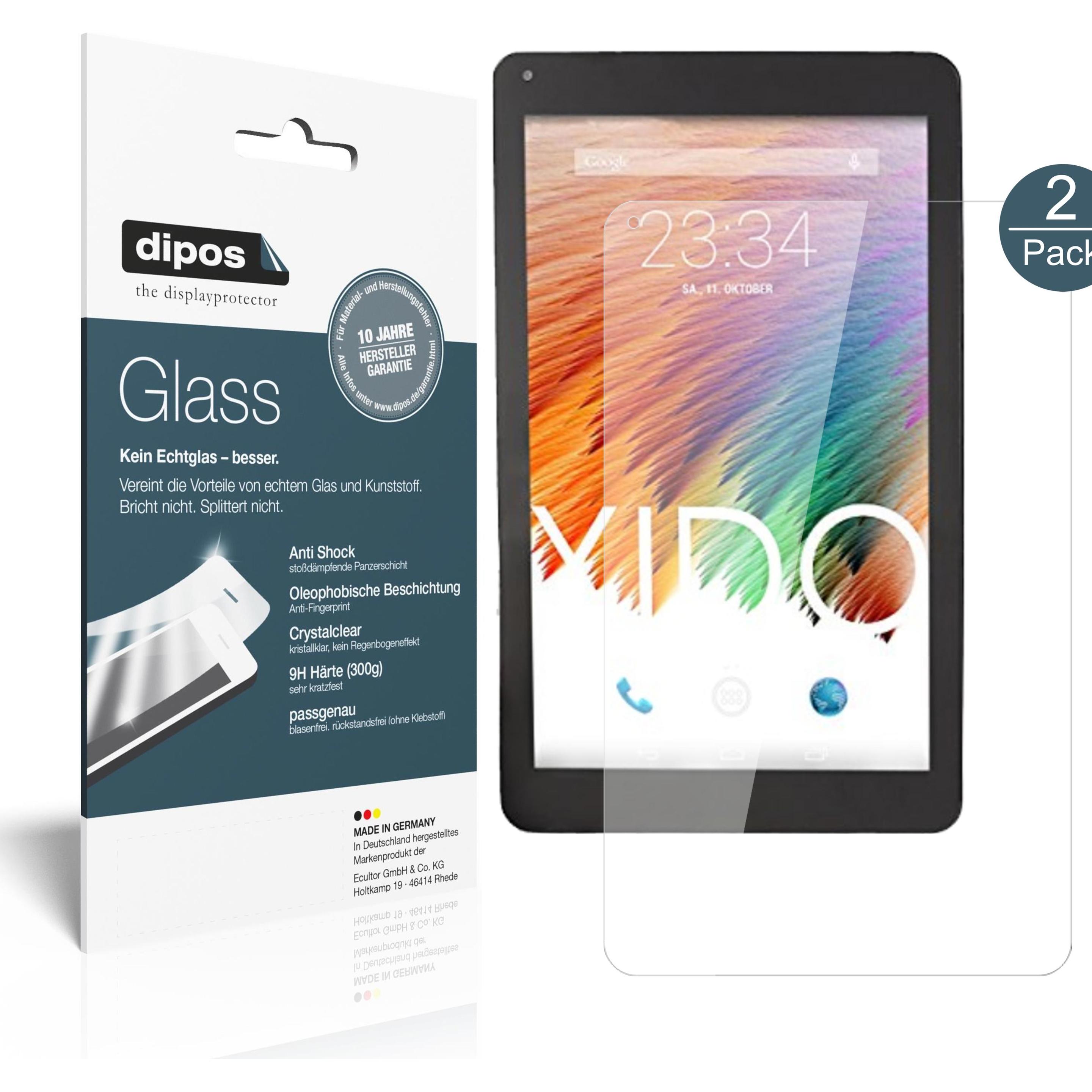 Dipos Displayschutz Anti-Shock (2 Stück, X111), Tablet Schutzfolie