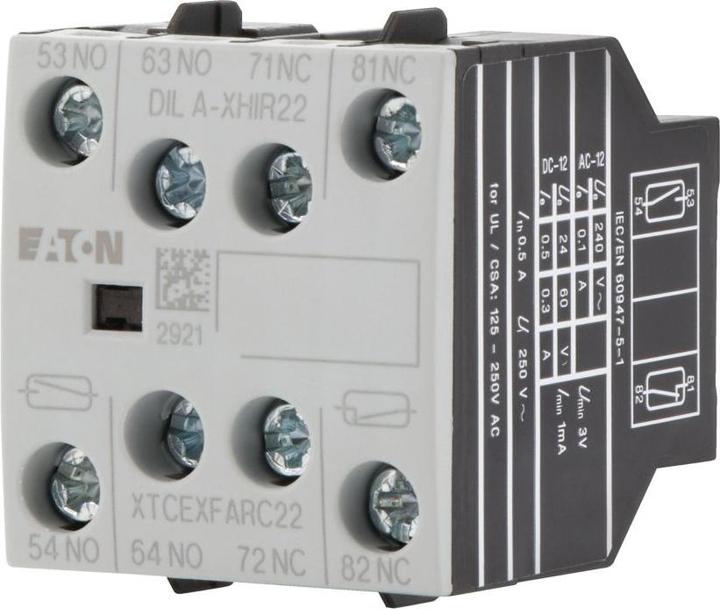 Produktbild Eaton Hilfsschalterbaustein, 4 -polig, Ith= 16 139580