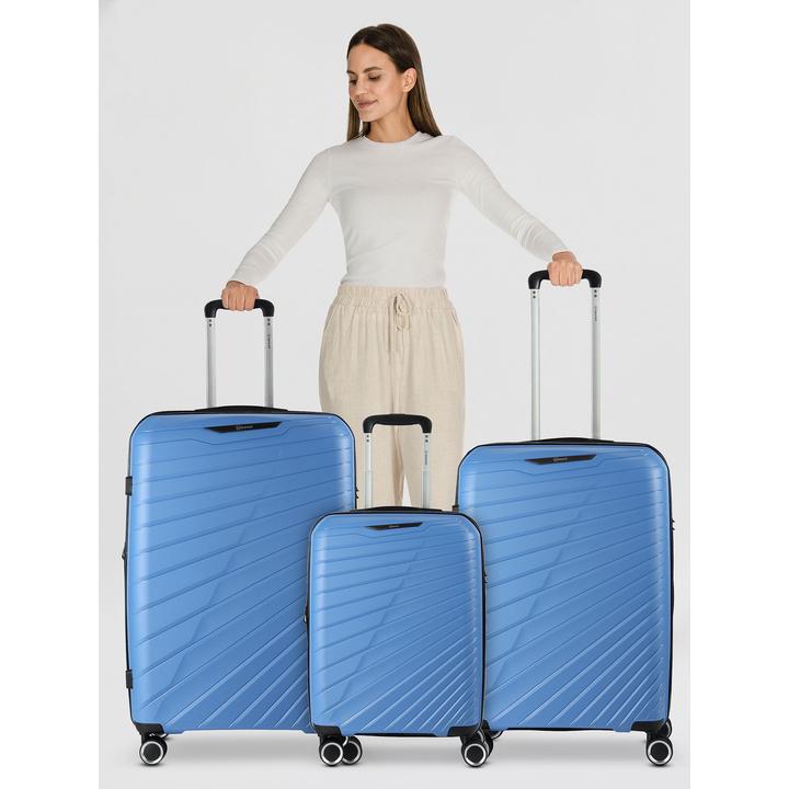 Actual product image Benzi 5808 4 Rollen Kofferset 3-teilig mit Dehnfalte (191 l)
