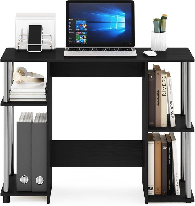 Produktbild Furinno Scrivania per Computer Rettangolare con Archivio Aperto