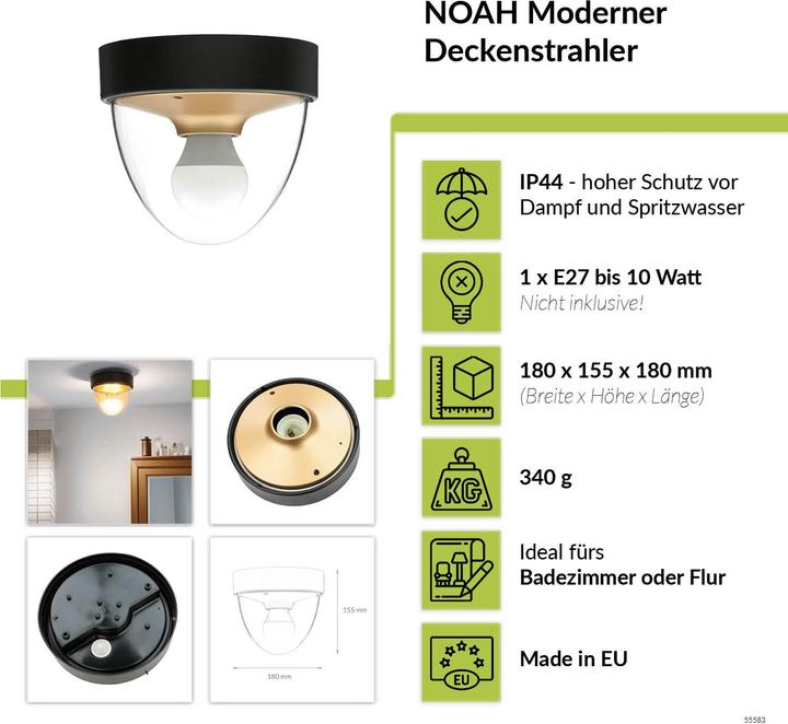 Image du produit Licht-Erlebnisse Maira (E27)