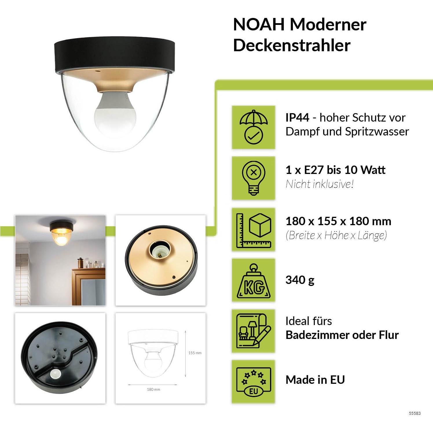 Thumbnail - Licht-Erlebnisse, Wandleuchte + Deckenleuchte, Maira (E27)