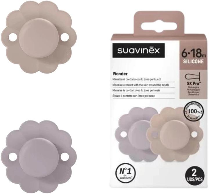 Actual product image Suavinex Wonder SX Pro Physiological Pacifier (2x, 6 - 18 Months)