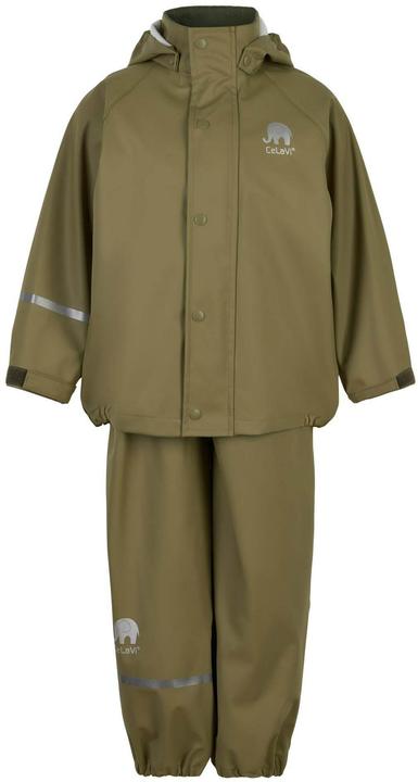 Produktbild CeLaVi Regenbekleidungsset Khaki Gr. 128/134
