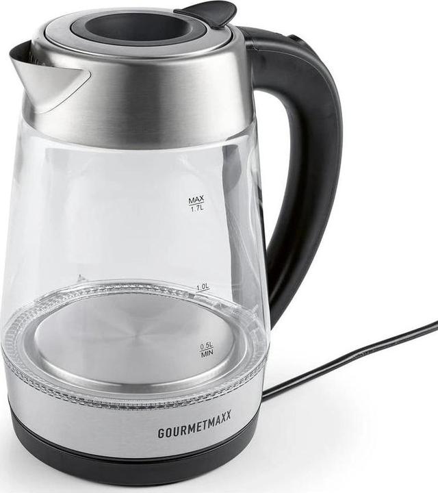 Immagine prodotto Gourmetmaxx Wasserkocher 2200 W 1.7 l, Transparent (1.70 l)