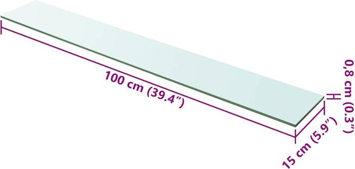 Immagine prodotto vidaXL Glasplatte