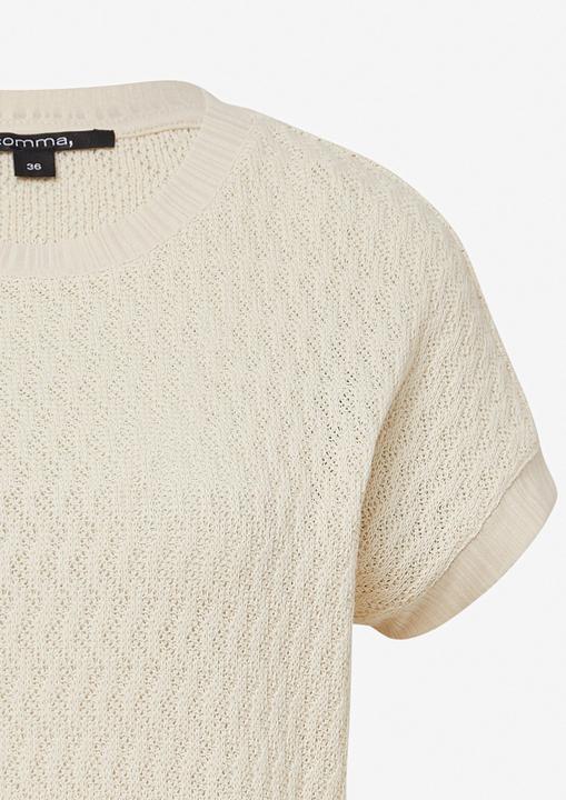 Actual product image Comma T-Shirt Strukturiertes T-Shirt im Relaxed Fit (44)