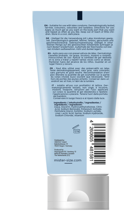 Actual product image Mister Size Gleitgel (100 ml)