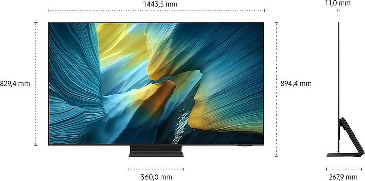 Produktbild Samsung TV GQ65S95FATXZG (65", S95F, OLED, 4K, 2025)