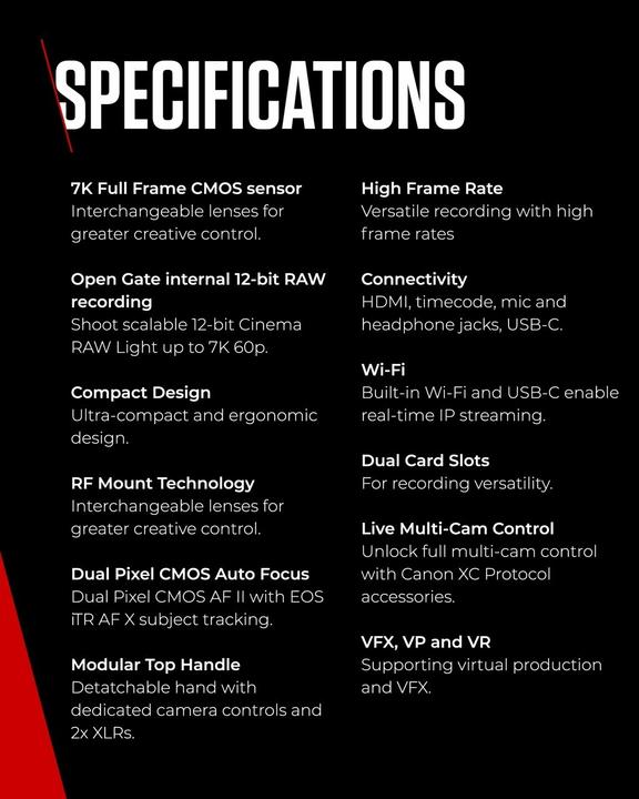 Produktbild Canon EOS C50 (32 Mpx, 60p)