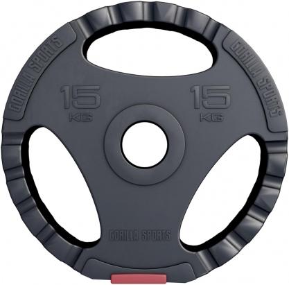 Image du produit Gorilla Sports Disque d'haltères Olympia 50/51mm (1 x 15 kg)