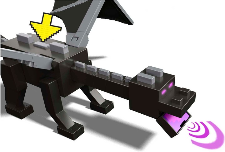 Actual product image Minecraft Ultimate Ender Dragon with Steve