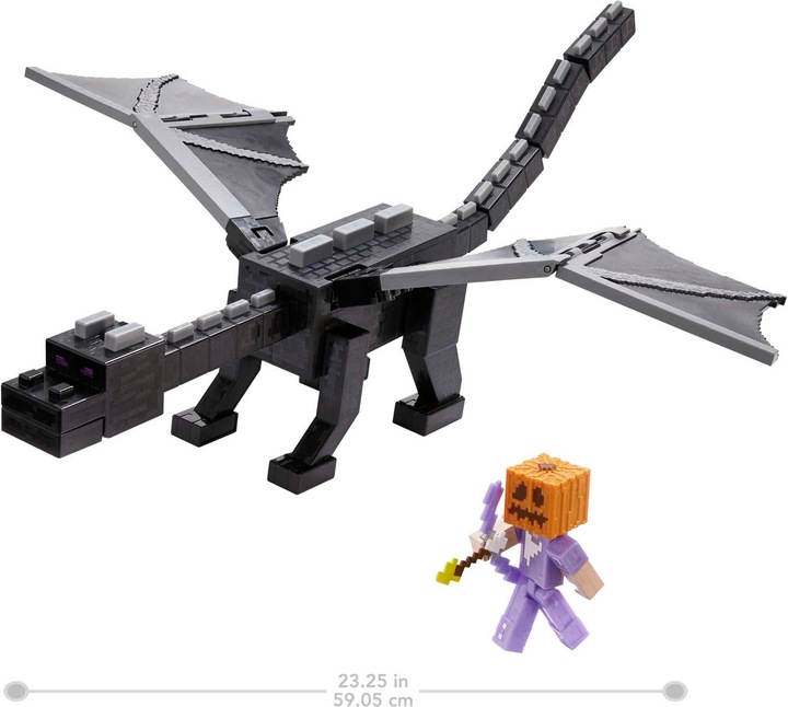 Actual product image Minecraft Ultimate Ender Dragon with Steve