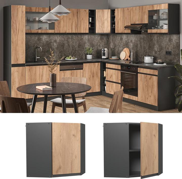 Produktbild Vicco Eckhängeschrank R-Line (57 x 34.10 x 60 cm)