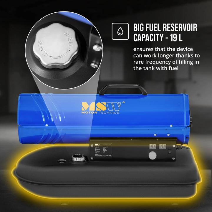 Produktbild MSW Diesel Heizkanone - 20 kW - 19 L ((marketing meta keyword 2)) ((marketing meta keyword 3))