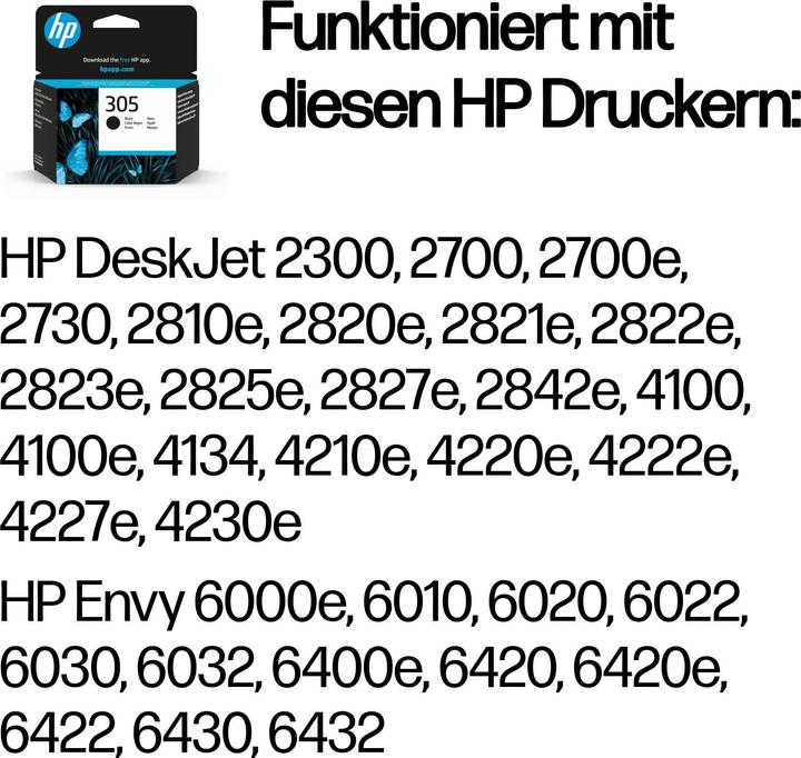 Productafbeelding HP 305 (BK)
