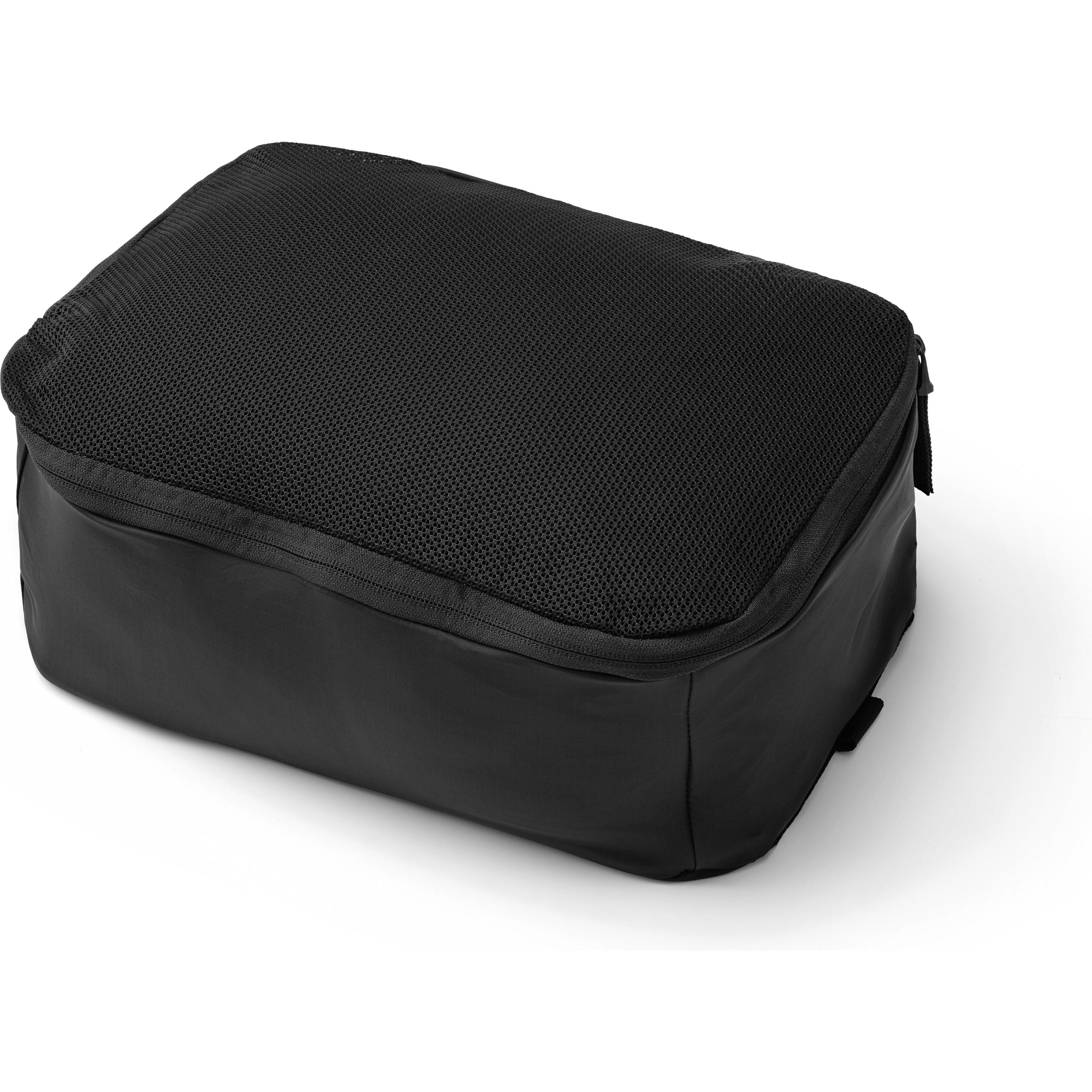 D_b_, Packsack, Essential Packing Cube L Black Out, Schwarz