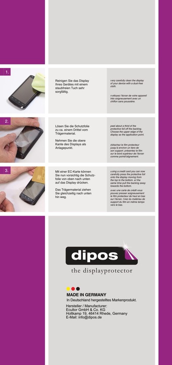 Energy Label Dipos Screen Protector Crystalclear for Garmin Tread XL Overland Edition 10
