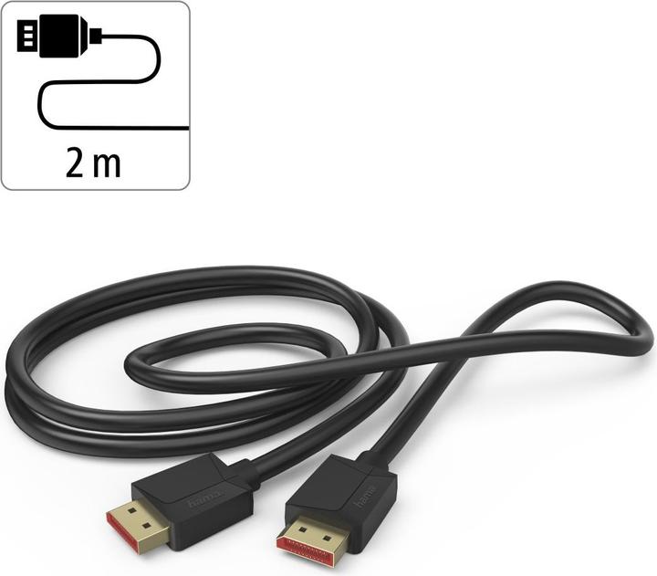 Produktbild Hama DisplayPort — DisplayPort (2 m)