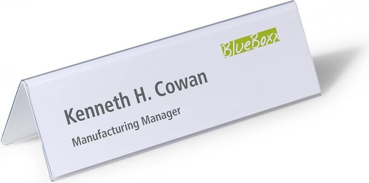 Actual product image Durable Table name plates