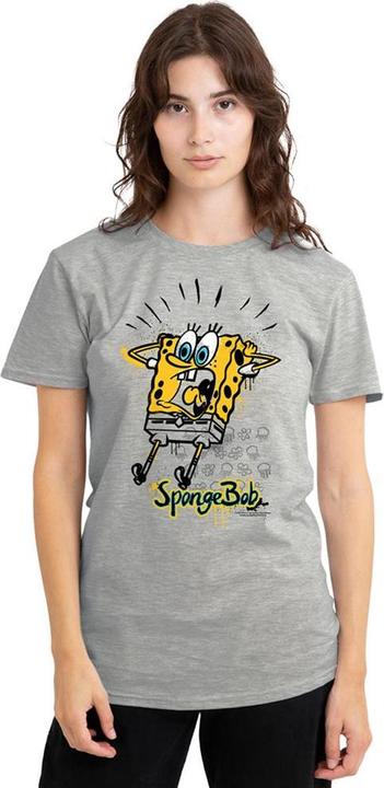 Produktbild Spongebob Squarepants Shocking! TShirt meliert (XXL)